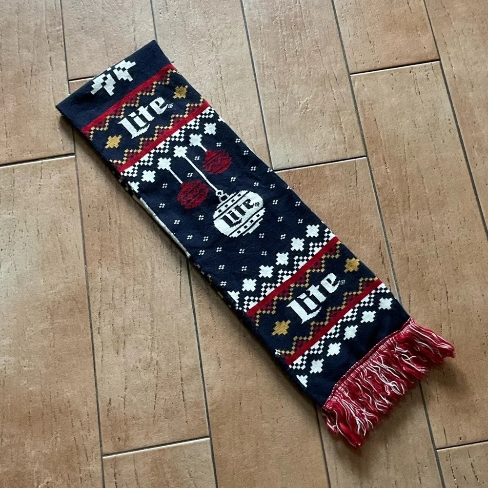 Miller Lite Unisex Oblong Christmas Scarf